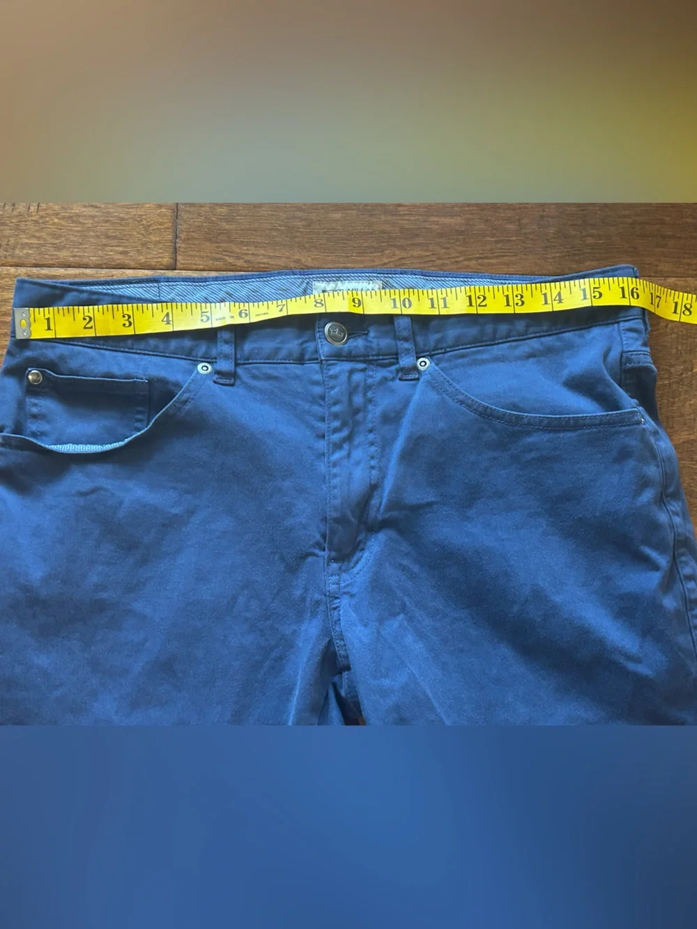 Peter Millar Ultimate Sateen Stretch 5-Pocket Pants Mens 32x32 Navy Chino